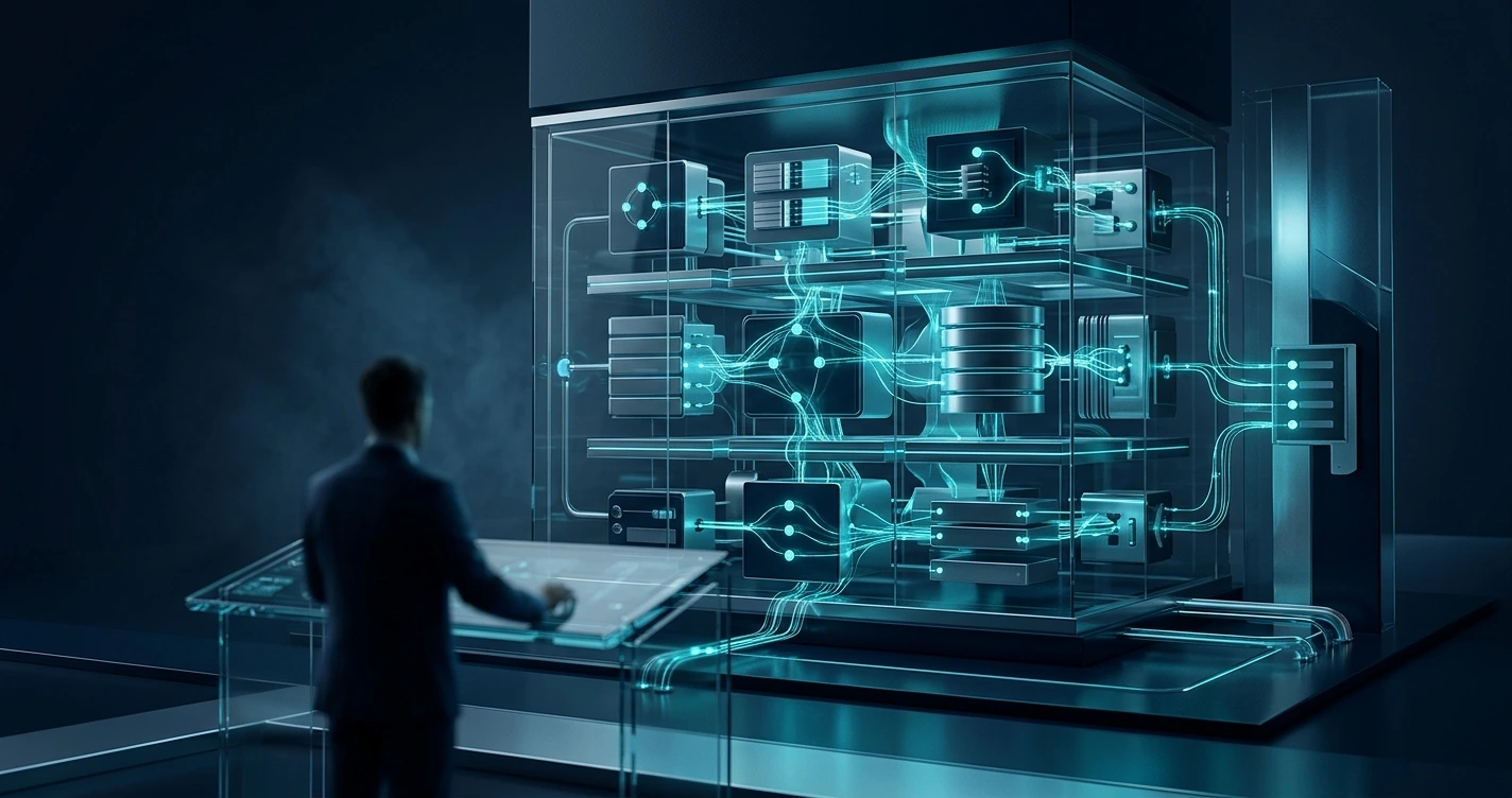 AI integration connecting enterprise systems and intelligent workflows